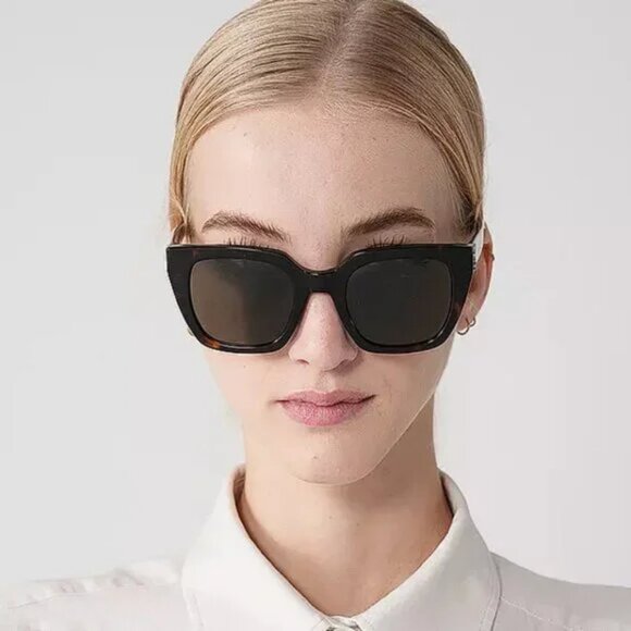 NWT SAINT LAURENT SUNGLASSES HAVANA - Picture 2 of 5